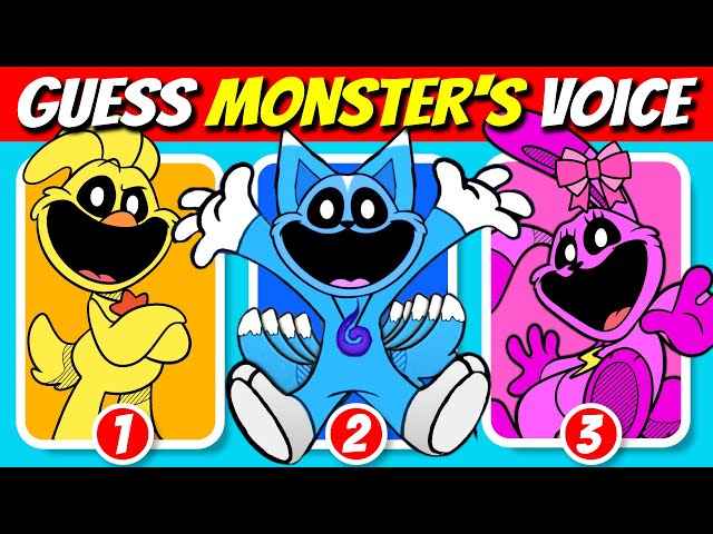 🔊🎤🎵Guess the Smiling Critters Voice (Poppy Playtime Chapter 3 Characters) Compilation #6