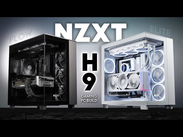 H9 Flow or Elite?! NZXT Stepped Up! | RGB & Blackout Gaming PC Build | ROG Strix RTX 4090, i9 13900K