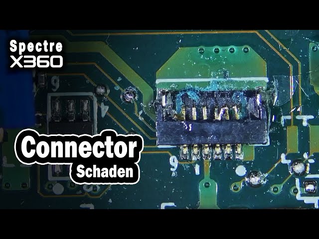 HP Spectre x360 Connector Reparatur, keine touch Funktion  | PCB Solder Berlin