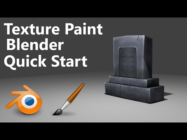 Texture Painting | Quick start | Blender | 3min