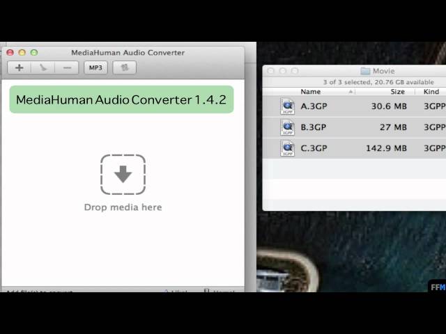 Extract Audio from 3GP to MP3 Free on Mac