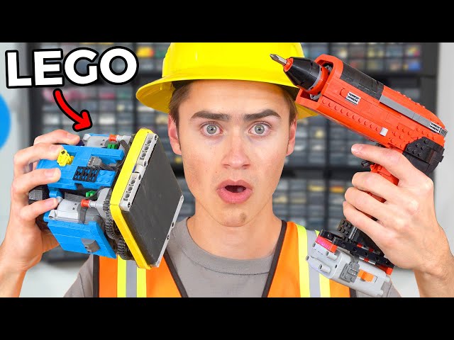 I Built WORKING LEGO Power Tools!
