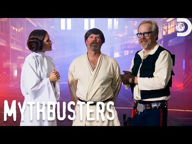 Could Luke and Leia Survive their Daring Leap? | MythBusters | Discovery