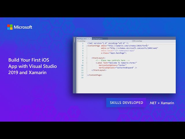Build Your First iOS App with Visual Studio 2019 and Xamarin