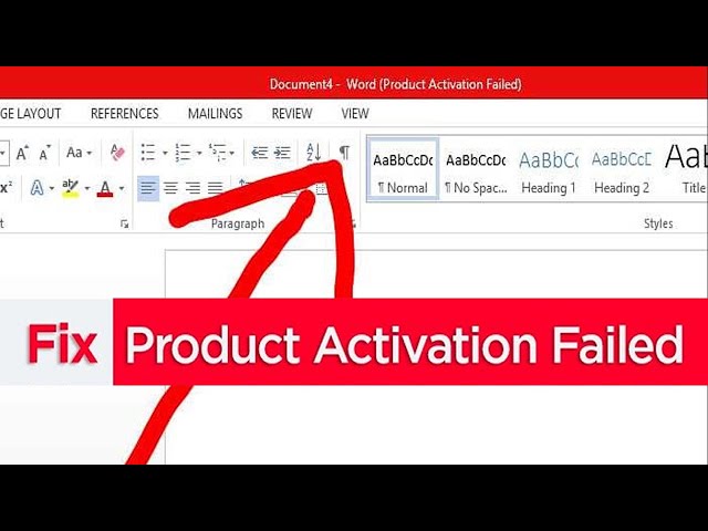 Product activation failed Office 2021, 2019, 2016, and 2010 pro plus error FIXED
