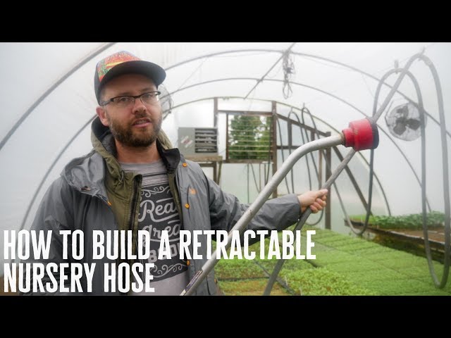 How to build a retractable nursery hose