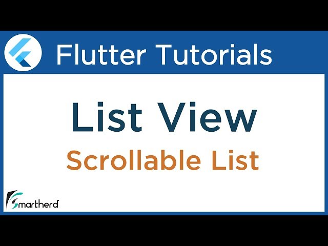 How to create List in Flutter? Flutter ListView Tutorial in Dart #2.7