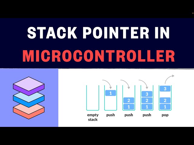 L-3.2 Microcontroller Basics : What is Stack Memory and Stack Pointer ? #microcontroller #arduino
