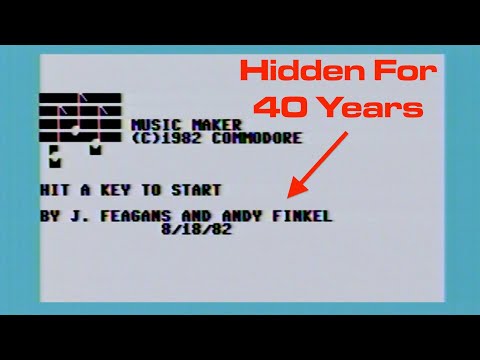 39+ Year-Old Commodore 64 Easter Eggs Found!