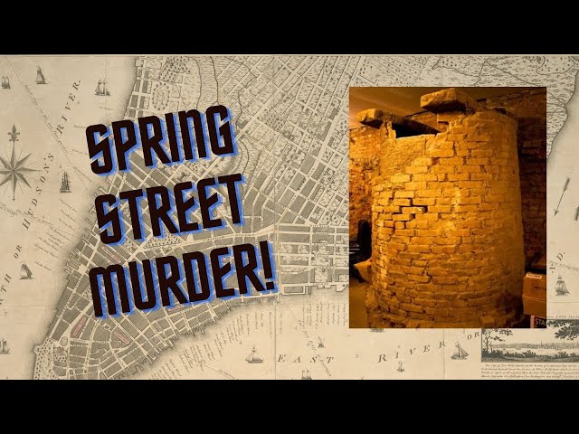 Spring Street NYC Murder! Hamilton and Burr team up for the defense in 1800.