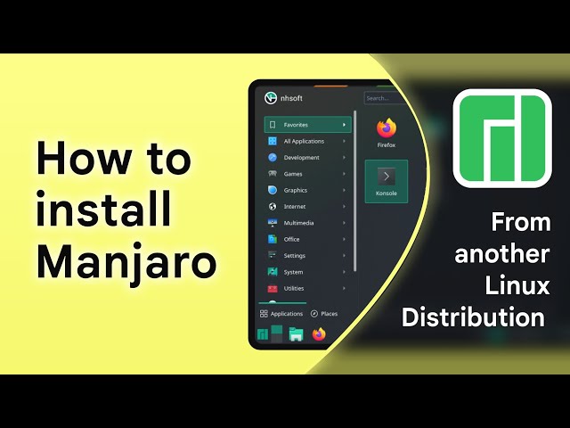 How to install Manjaro from another Linux Distribution (Switch to Manjaro from other distributions)