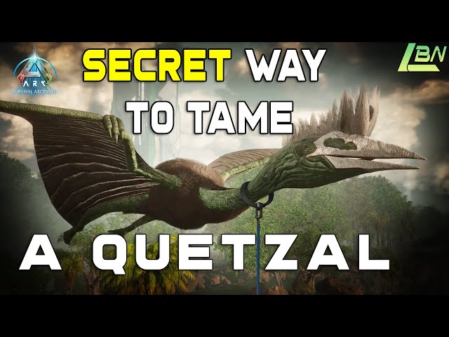 SECRET Way To Tame A Quetzal - Ark Survival Ascended