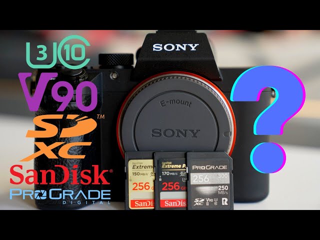 The ULTIMATE Memory Card Guide for Sony Alpha Cameras || a7S III, a7 III, etc.