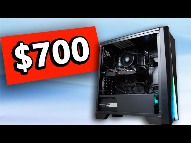 $700 Dollar GAMING PC 2021 - Build & Test!!