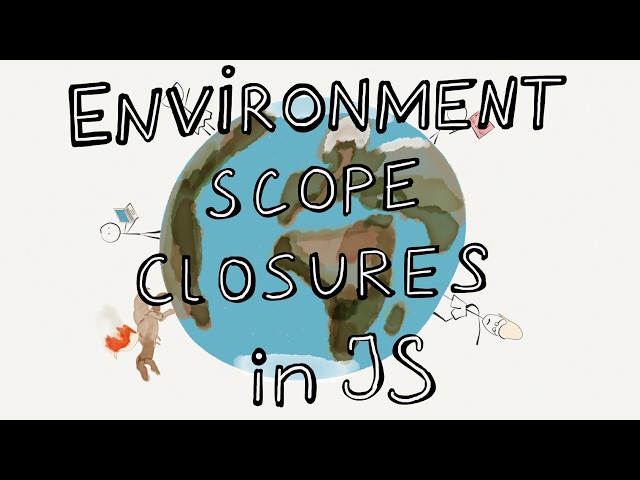 Environment, Scope and Closures in JS / Intro to JavaScript ES6 programming, lesson 15
