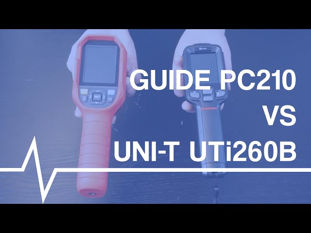 Which thermal imaging camera is better? UNI-T UTi260B, Guide PC210
