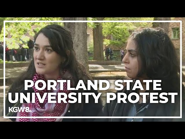 Portland State University protest | Students rally against war in Gaza