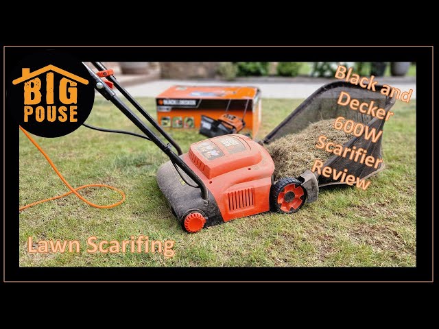 Black and Decker 600W Lawn Scarifier - Full Review with Assembly. Lawn de-thatching made easy.