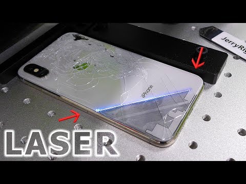 Easiest iPhone Glass Fix – WITH LASERS (Not clickbait)