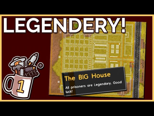 LEGENDARY and GANGS Only! | Prison Architect #1