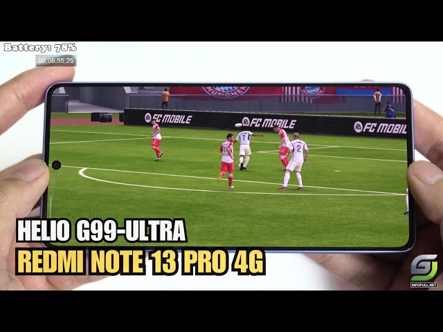 Xiaomi Redmi Note 13 Pro test game EA SPORTS FC MOBILE 24 | Helio G99 Ultra