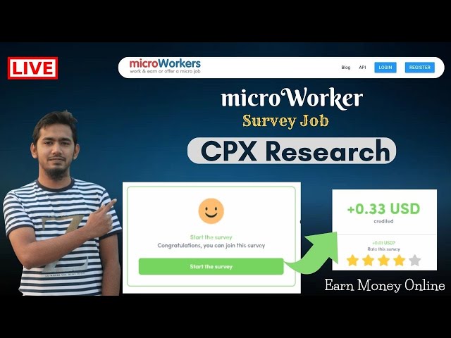 Microworkers CPX Research Job (  Live Survey Job ) || Survey Income Bangla