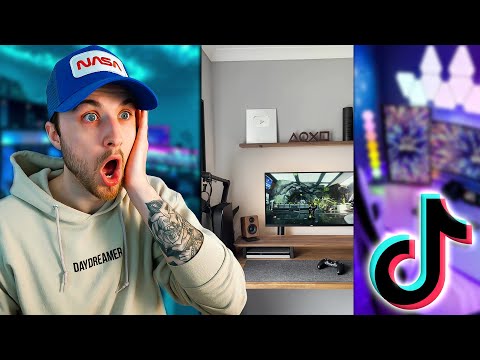 Reacting to the CLEANEST TikTok Gaming Setups