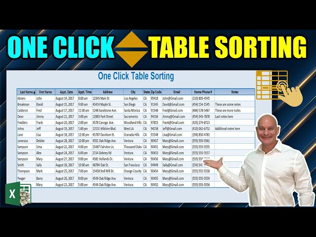 Learn This AMAZING One Click Sorting TRICK in Excel