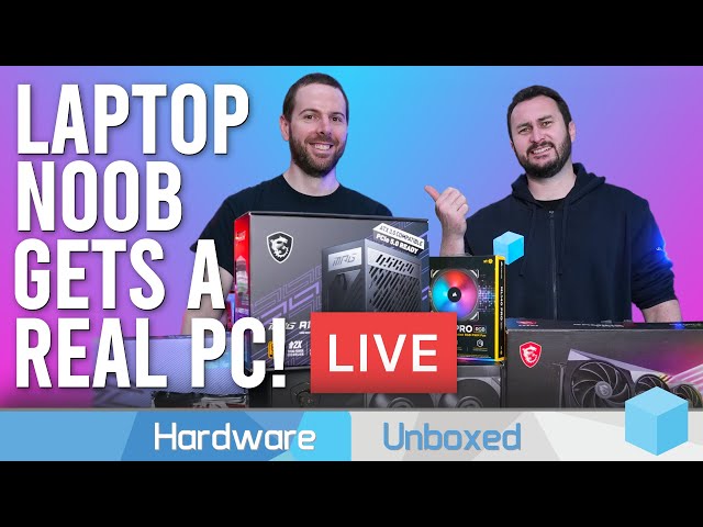Building JarrodsTech A REAL PC Live!
