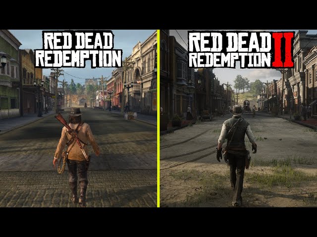 Red Dead Redemption vs Red Dead Redemption 2 Graphics & Map Comparison