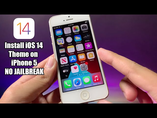 How to Install iOS 14 Theme on iPhone 5