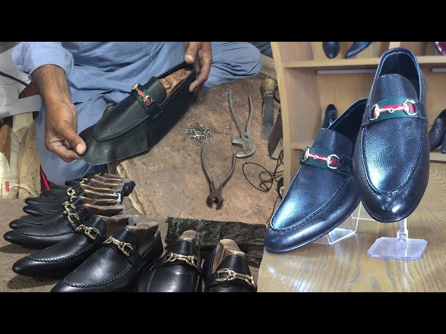 How beautiful leather fashion shoes are being made for Men | | Handmade Leather Shoes
