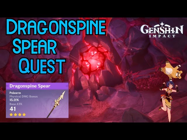 Dragonspine Spear Recipe Unlock (Festering Fang Quest) - Genshin Impact
