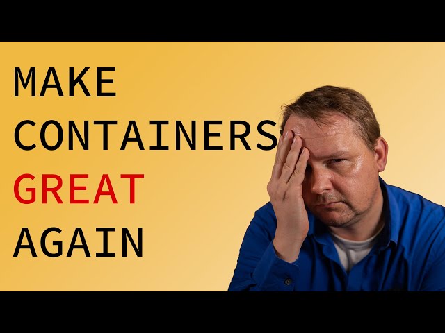 The ONLY tool for CONTAINERS you will EVER need
