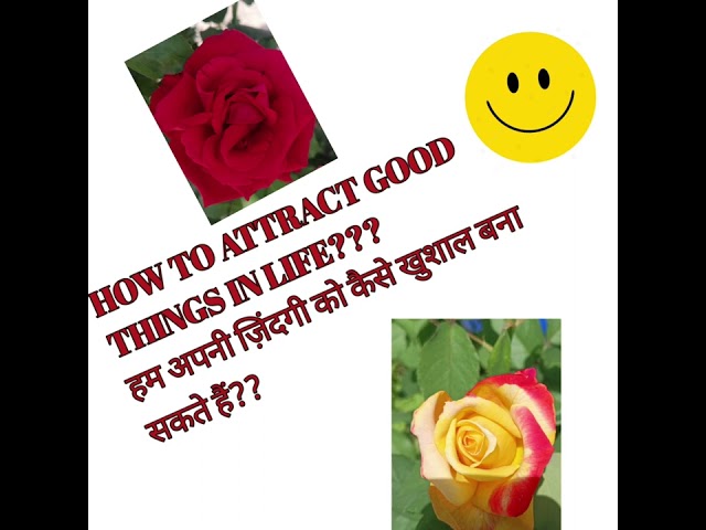 How to Attract Good Things in life?? @Lifeblossoms