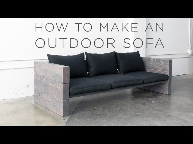 how to make an Outdoor Sofa