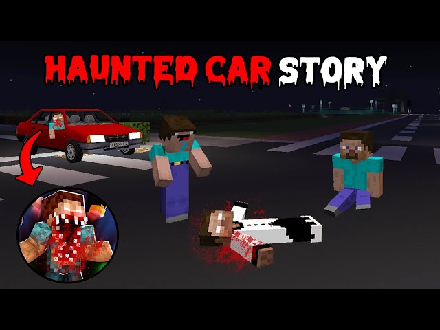 MINECRAFT HAUNTED CAR | Minecraft Horror Story in Hindi