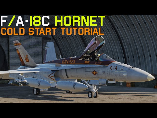 DCS F/A-18C Hornet NEW Cold Start Tutorial!