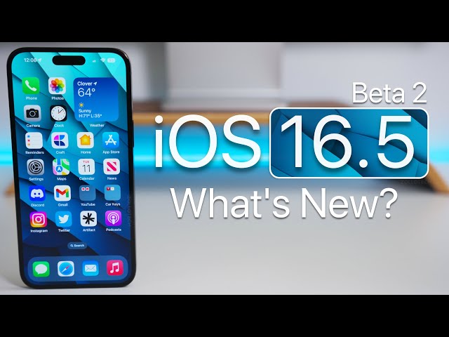 iOS 16.5 Beta 2 is Out! - What's New?