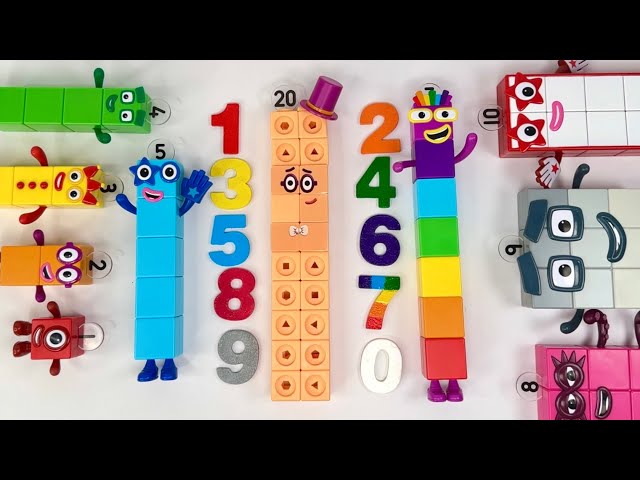 Numberblocks Teach Kids 1 to 100 Snap Cubes -The big explosion Play and Learn Set Build NUMBERBLOCKS