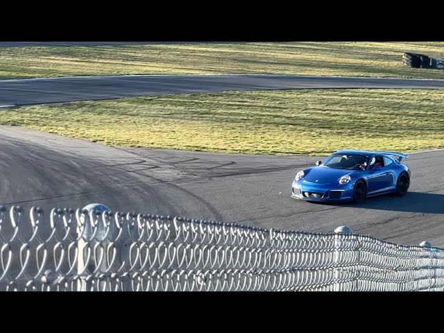 Beautiful Cars Cruising At The Speedway (Porsche GT3, Dark Horse, & more)!
