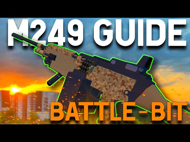 HIGHEST DAMAGE PER MAG in Battlebit (M249 Best Gun Guide)