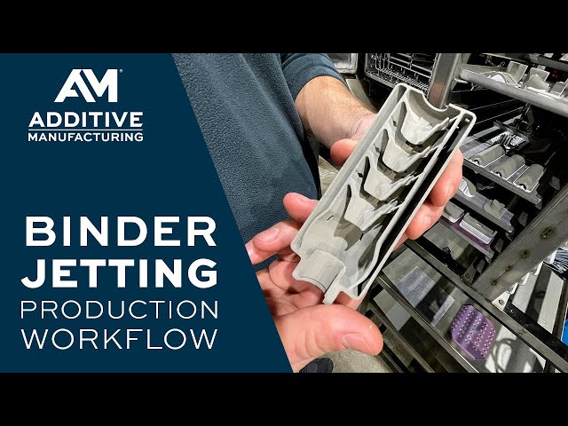 Binder Jetting Production Workflow at Freeform Technologies