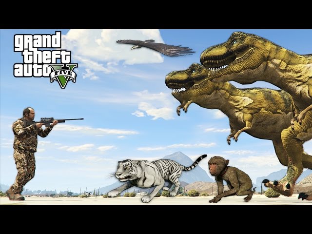 HUNTING EXTREMELY RARE ANIMALS!! (GTA 5 Mods)
