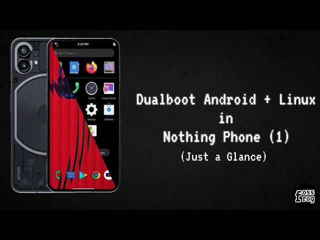 Dualboot-ed Nothing Phone 1 | fossfrog