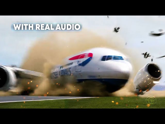 All Engines Fail on Final Approach to London | Falling Fast (With Real Audio)