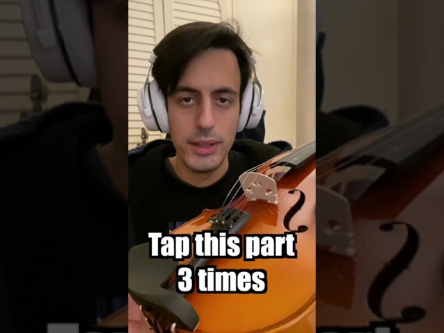 this is the most secret sound on violin