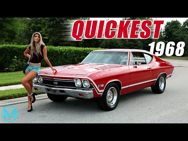 10 Quickest Muscle Cars of 1968 | What They Cost Then vs. Now