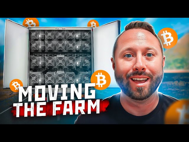 It's TIME to MOVE my BITCOIN Mining Farm to it's New Home!