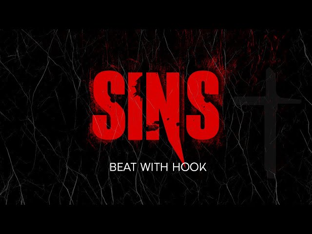 "Sins' (with hook) | Rap Instrumental With Hook - dark piano type beat
